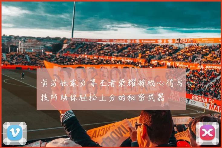 黄芳独家分享王者荣耀游戏心得与技巧助你轻松上分的秘密武器